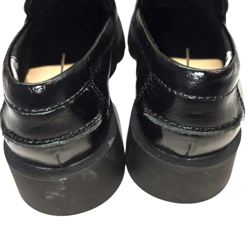 NWOT Dolce Vita Boy's 6 Dress Shoes Black Loafer Slip-on New